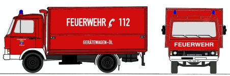 Loewe 4116 - H0 - Iveco Zeta 90M5 - Feuerwehr Notzingen